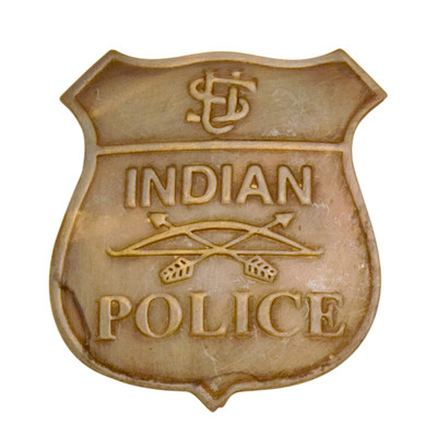 Old West Indian Police Badge