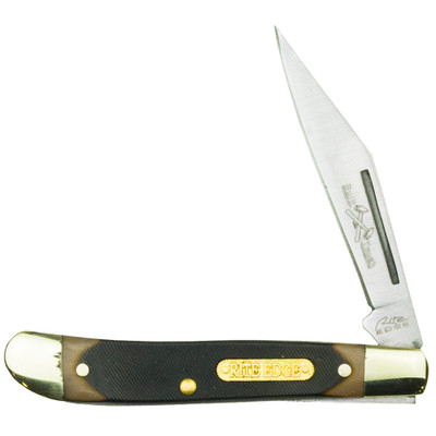 RITE EDGE SINGLE BLADE PEANUT FOLDING KNIFE