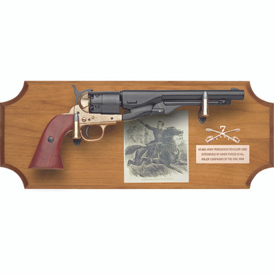 General George A. Custer Deluxe Framed Set Light Wood