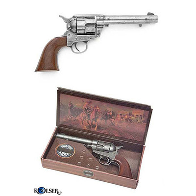 Old West Replica Grey Finish M1873 Army Pistol Non-Firing Gun