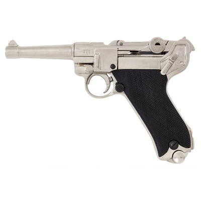8143 1898 Parabellum Luger P08 Pistol - Shiny Nickel-img-0