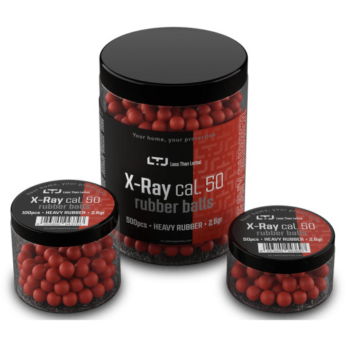LTL - X-Ray cal. 50 Heavy Spherical Rubber Bullets Main Image