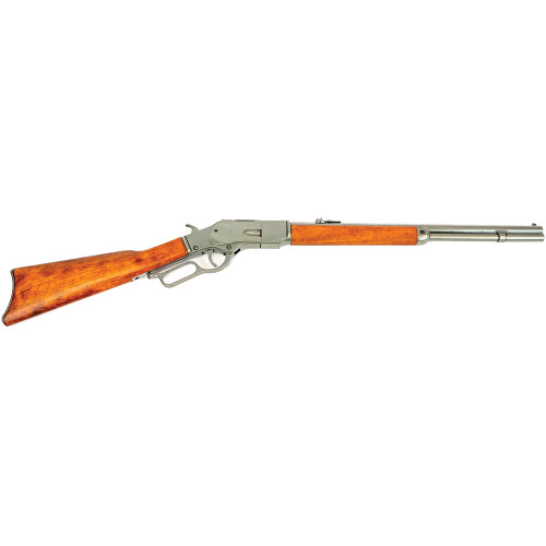 Model 1873 Lever Action Carbine Replica: Classic Grey Steel Finish Main Image