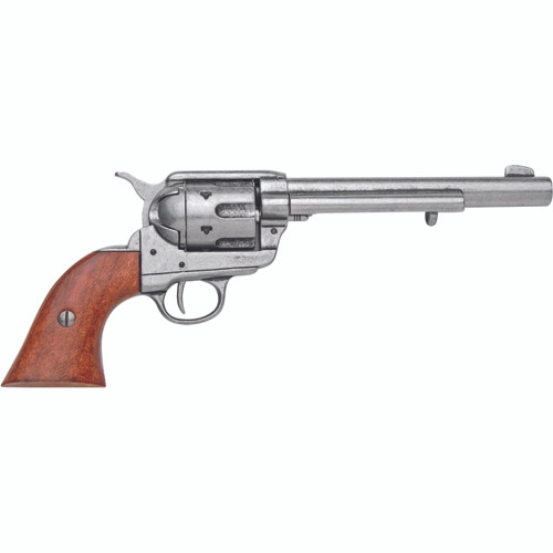 Old West Replica M1873 Nickel Finish Cavalry Single Action