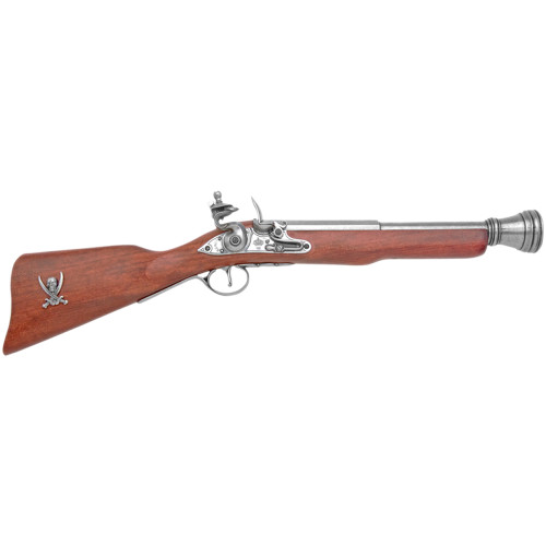 whispertown BLUNDERBUSS ark custom 16体 Replica Brass Trim Pirate Boarding Blunderbuss Non-Firing Gun