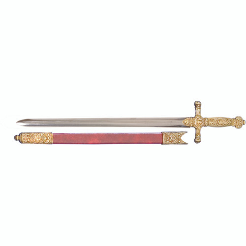Napoleonic Replica Sword Letter Opener with Scabbard Main Image Napoleonic Replica Sword Letter Opener with Scabbard Main Image