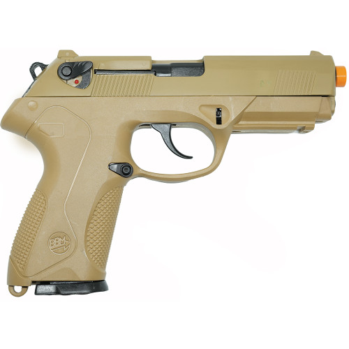 BRUNI P4 Mod.II Blank Firing Gun - Desert Sand Finish Main Image BRUNI P4 Mod.II Blank Firing Gun - Desert Sand Finish Main Image