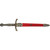 Medieval Dagger Replica: 14th Century France Style with Ornate Guard and Scabbard Alt Image 4