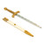 King Arthur Style Dagger Replica: Regal Display Piece with Scabbard Main Image