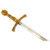 Medieval Sword Letter Opener: 14th Century France Style Alt Image 1
