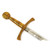 Medieval Sword Letter Opener: 14th Century France Style Alt Image 2
