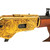Model 1873 Lever Action Rifle Replica: Ornate Antique Gold Finish Alt Image 5