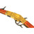 Model 1873 Lever Action Rifle Replica: Ornate Antique Gold Finish Alt Image 8