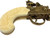 Replica Colonial Double Barrel Flintlock & Faux Ivory Grips Alt Image 1