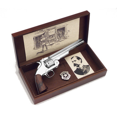 Old West Wyatt Earp Replica Revolver Boxed Set - Collector's