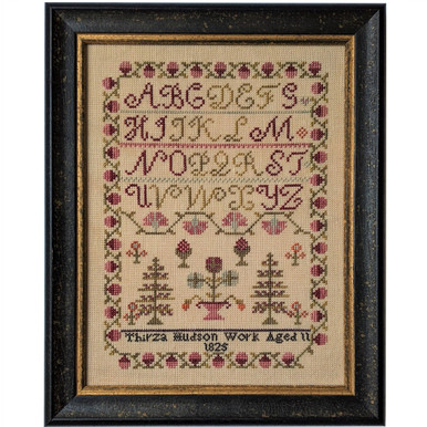 Thirza Hudson 1825 - Reproduction Cross Stitch Sampler Pattern (PDF)