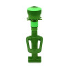 FloraFlex Quick Disconnect Pipe Systems Open Flow Bubbler Tee 3/4" (no inserts)