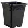 Square Pot - 9"x9"x10" Sq Blk Pot