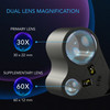 JEWELERS LOUPE -POCKET MAGNIFYING GLASS WITH LED LIGHT & DUAL LENSES