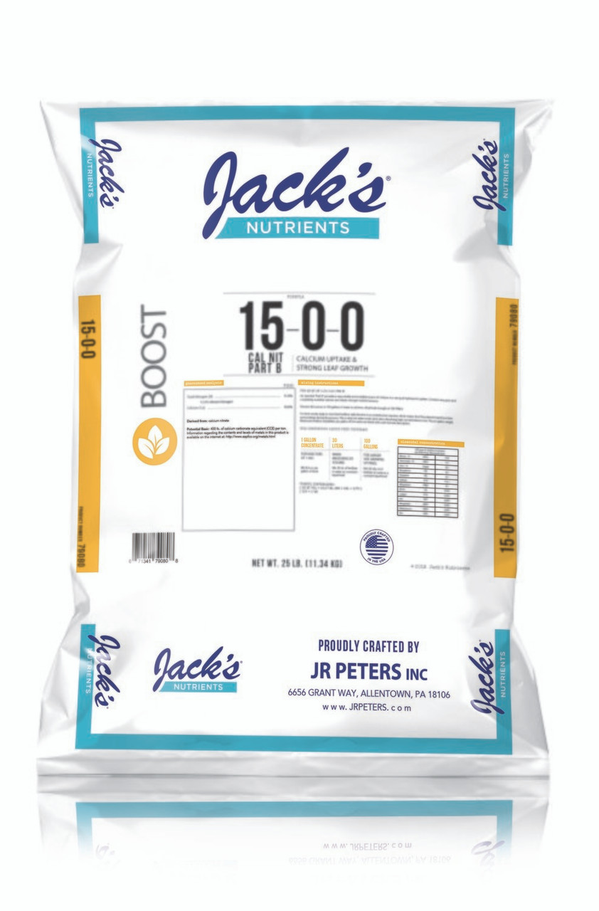 Jack's Nutrients Cal Nit Part B