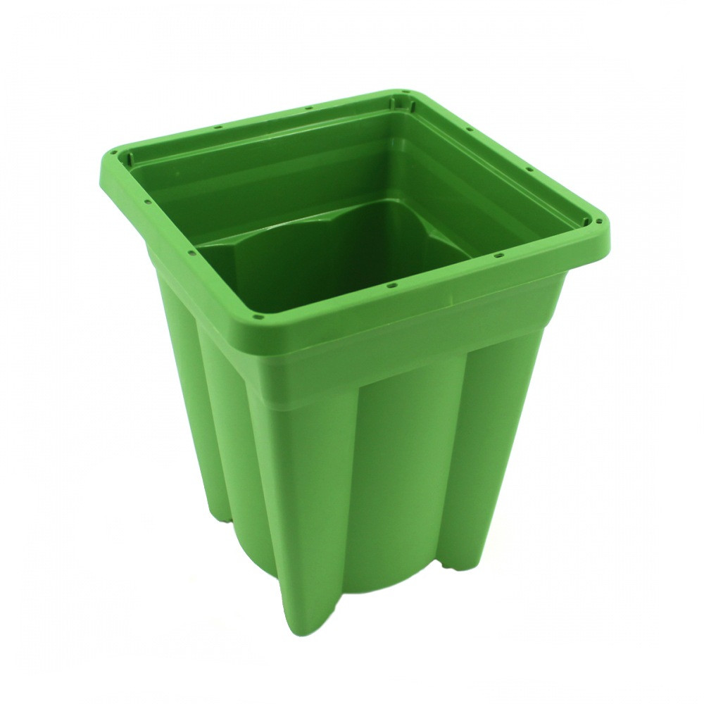 Floraflex PotPro | 1 Gallon Premium Nursery Pot | 6" Square Tall Pot -  Matts Hydroponics