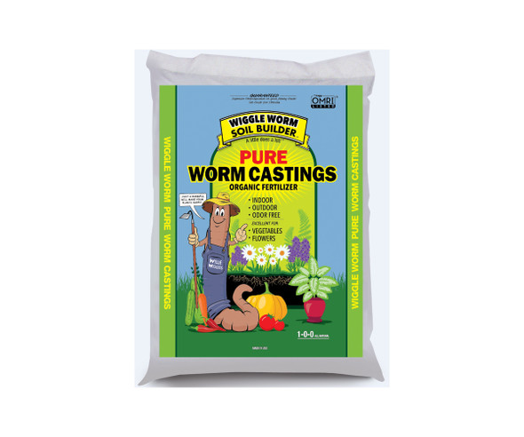 Wiggle Worm Soil Builder Earth Worm Castings 30 lb