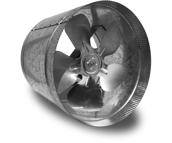 Vortex Powerfan VTA In-line tube axial 10'', 115V/1PH/60Hz, 411 CFM