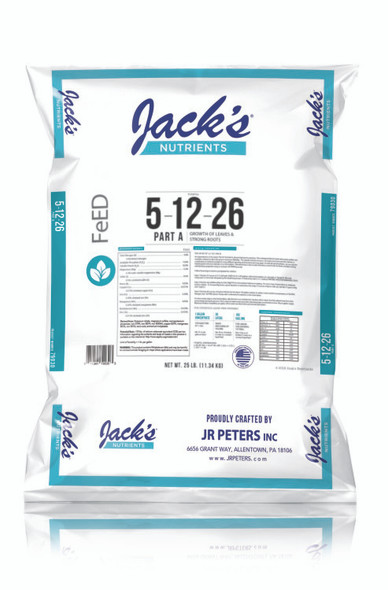 Jacks Nutrients Part A 5-12-26 - 25LB