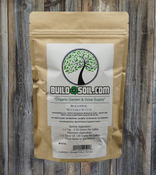 Build A Soil - Wettable Sulfur 1LB