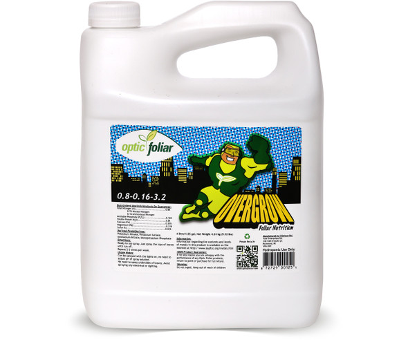 Optic Foliar OVERGROW, 1 Gal RTU