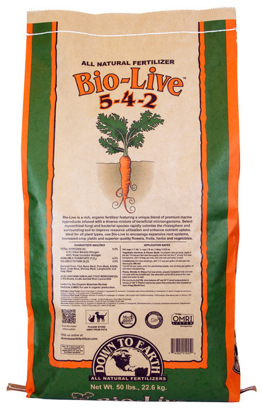 Down To Earth Bio Live - 50 lb
