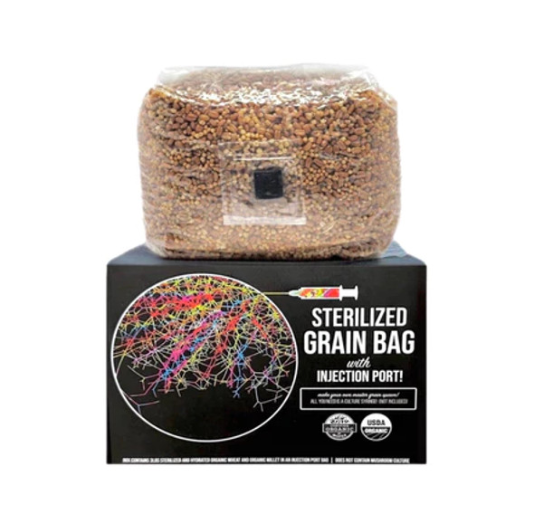 NorthSpore Organic Sterilized Grain Bag with Injection Port