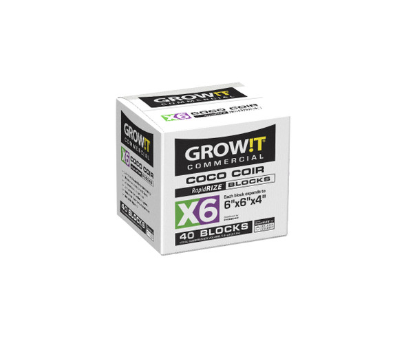 Grow!t Coco RapidRize Block 6x6x4 (EACH)