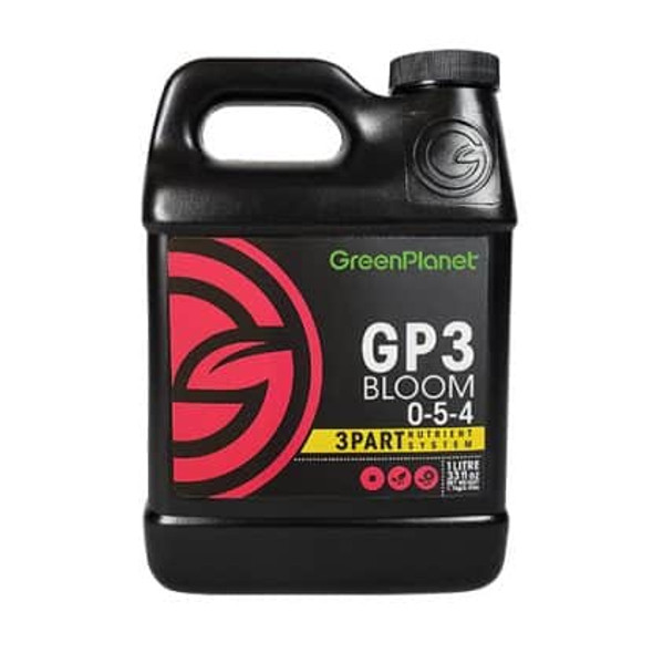 GreenPlanet Nutrients 3-Part GP3 Bloom - 1QT