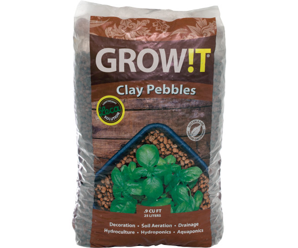 GROW!T Clay Pebbles 25 L GROW!T Clay Pebbles 25 L