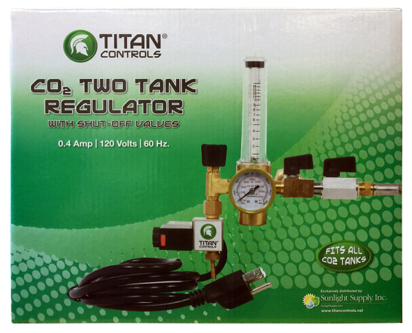 Titan Controls CO2 Two Tank Regulator System Titan Controls CO2 Two Tank Regulator System
