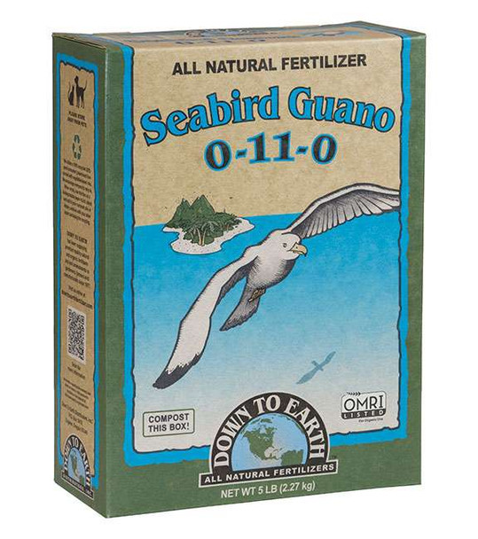 Down To Earth Seabird Guano - 5LB