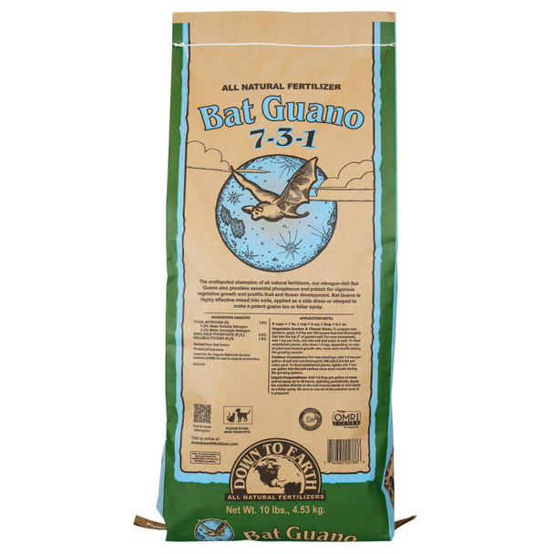 Down to Earth Bat Guano 7-3-1 - 10 lbs