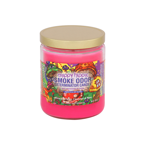 SMOKE ODOR CANDLE - TRIPPY HIPPIE