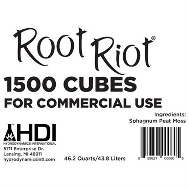 HDI Root Riot™ Plant Starter Cubes - 1500ct - Bulk Box