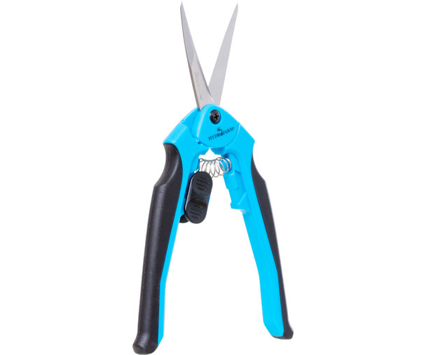 Trim Fast Premium Ergonomic Curved Blade Pruner - Blue