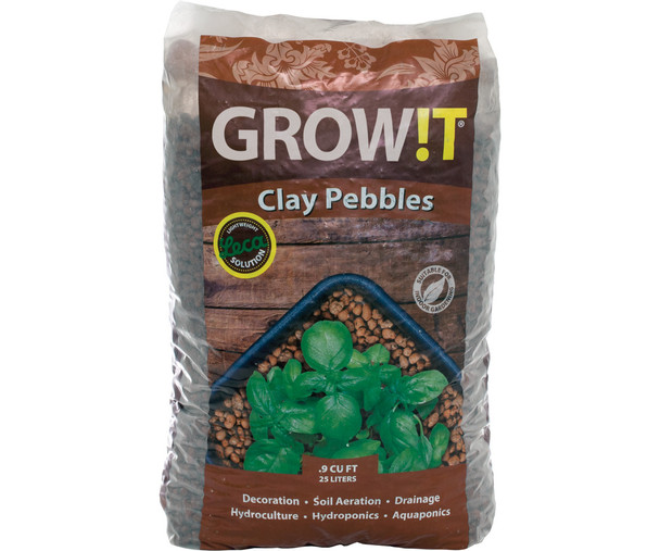 GROW!T Clay Pebbles 25 L GROW!T Clay Pebbles 25 L