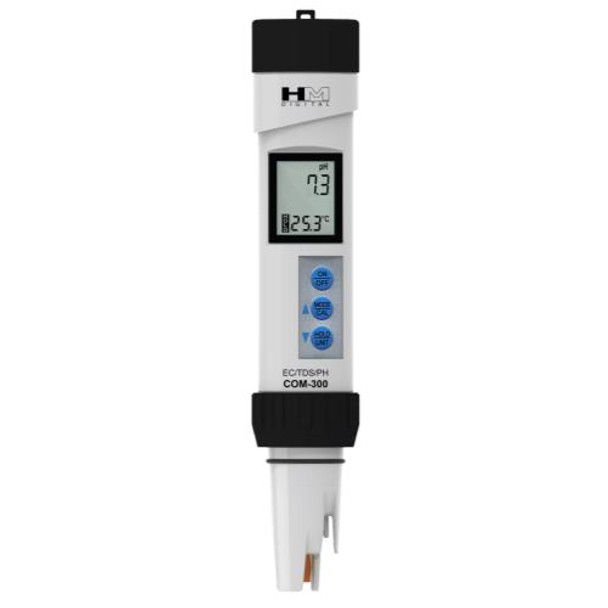 HM Digital COM-300 pH/TDS/EC/Temp Meter