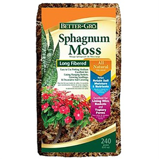 SunBulb® Better-Gro® Long Fibered Sphagnum Moss - 4.39L