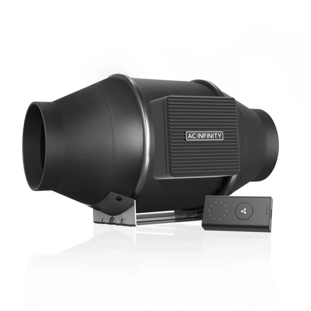 AC Infinity CLOUDLINE S4, Quiet Inline Fan 4" with Speed Controller