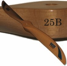 25B wood propeller