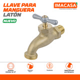 LLAVE PARA MANGUERA, LATÓN 250G