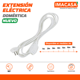 EXTENSIÓN ELÉCTRICA DOMÉSTICA, CALIBRE 16