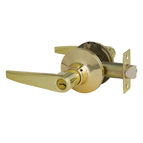 CERRADURA DE MANIJA, LATÓN BRILLANTE