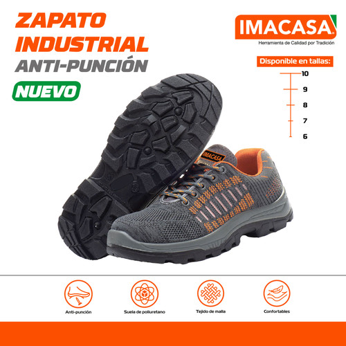 ZAPATO INDUSTRIAL, ANTI-PUNCIÓN